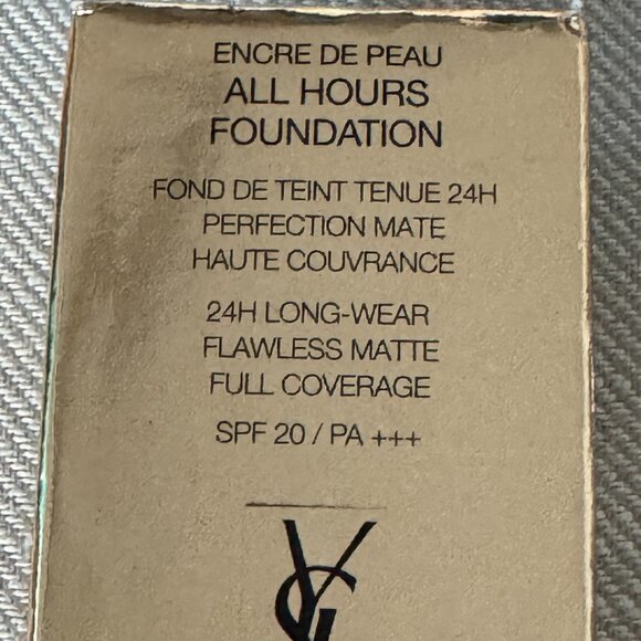 🤎 YSL Encre De Peau All Hours Foundation B80 Chocolate - New in Box 🤎 - Picture 9 of 13